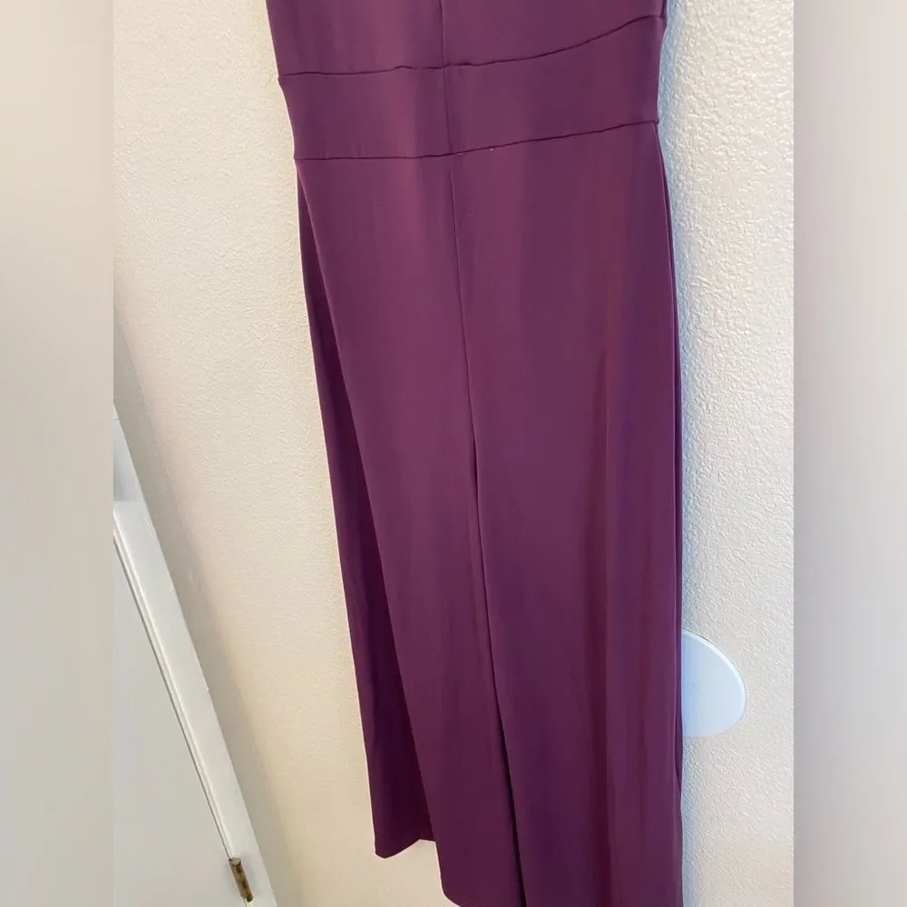 Weissman solo dance costume unitard jumpsuit purple Not The Only One 12514 SA